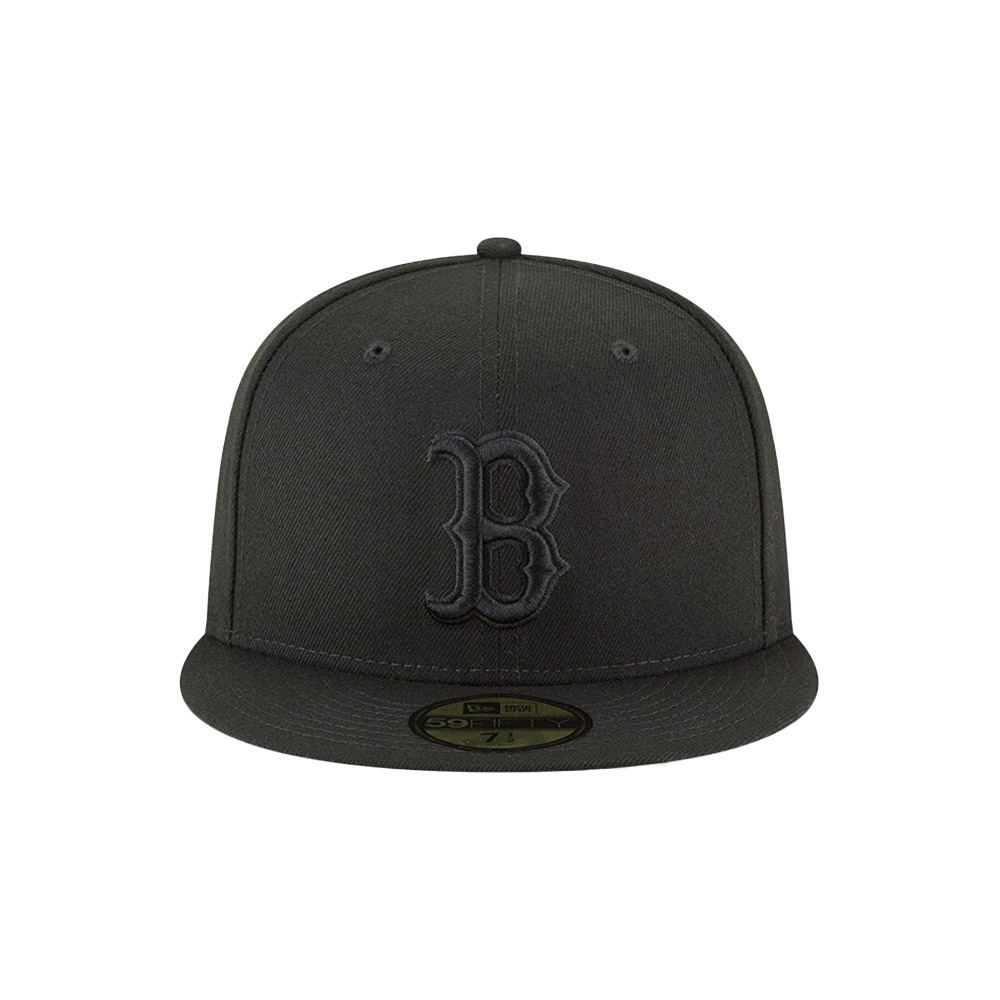 New Era Gorra Boston Red Sox Mlb Basics 5950 Black On Black image number null