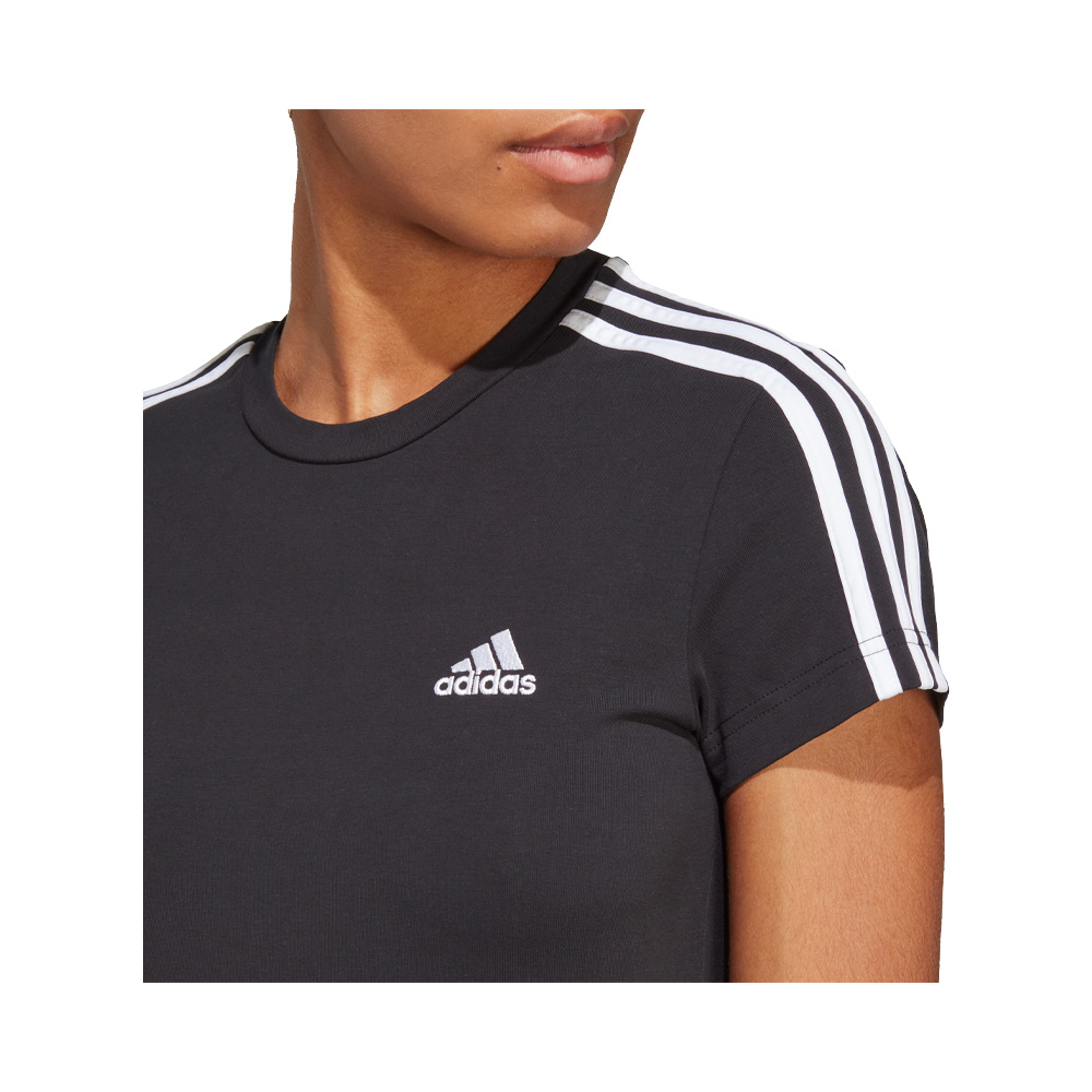 Adidas Vestido Playera Essentials 3 Franjas image number null