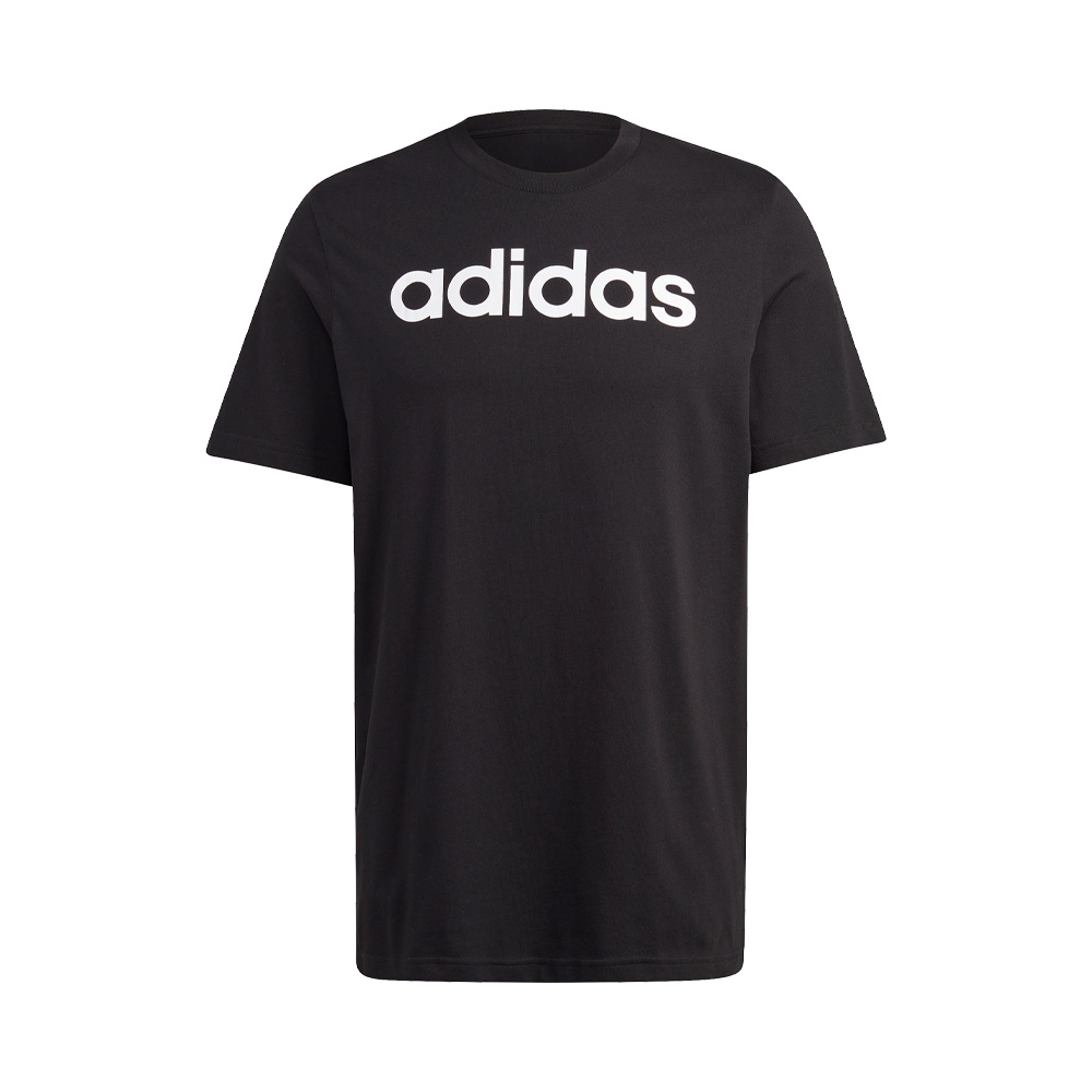 Adidas Playera Essentials Logo Lineal Bordado Tejido Jersey image number null