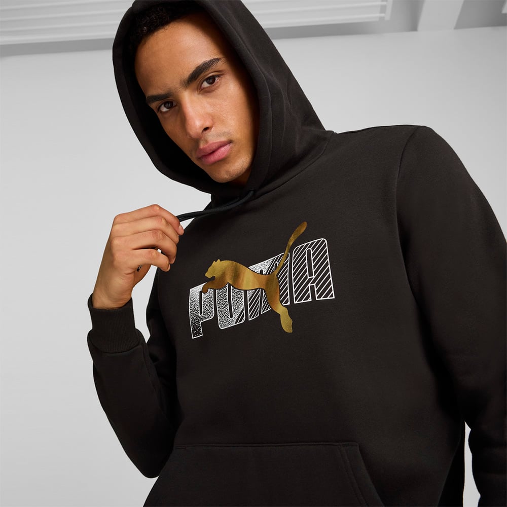 Puma Ess Logo Lab Holiday Hoodie Fl image number null