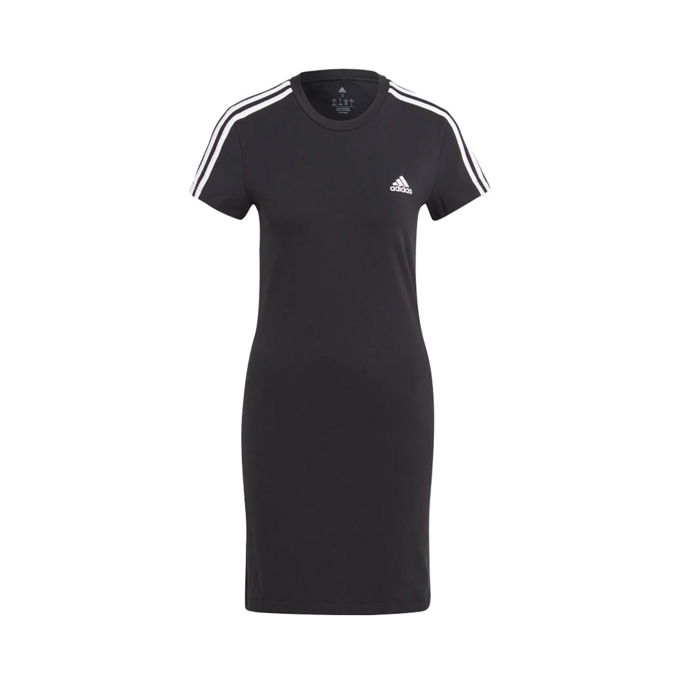 Adidas Vestido Playera Essentials 3 Franjas image number null