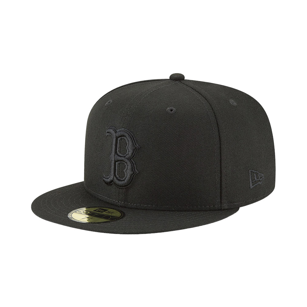 New Era Gorra Boston Red Sox Mlb Basics 5950 Black On Black image number null