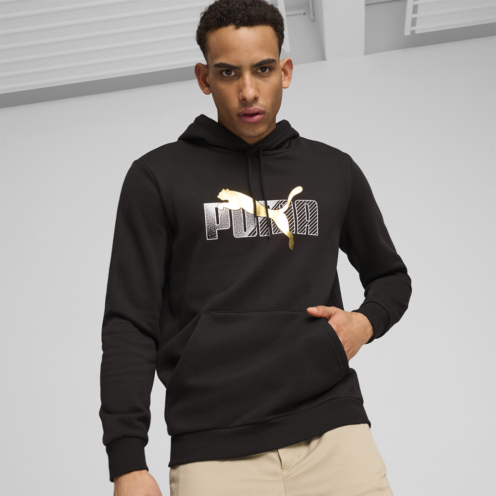 Puma Ess Logo Lab Holiday Hoodie Fl image number null