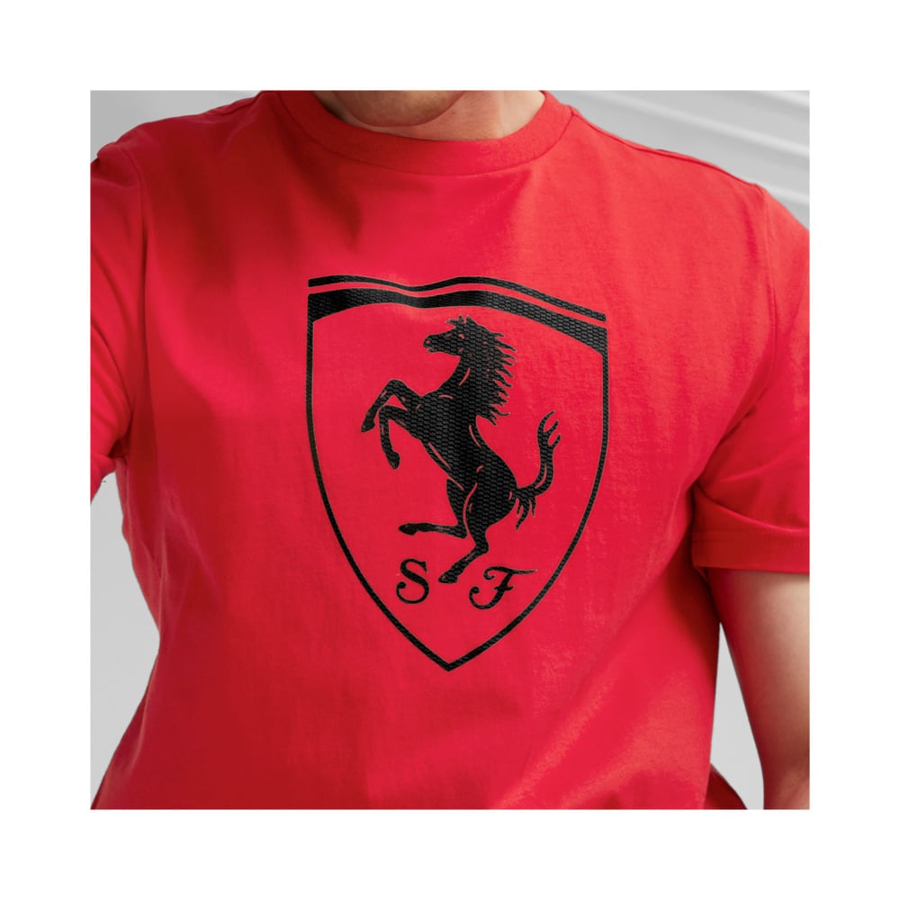 Puma Ferrari Race Tonal Big Shield Tee image number null