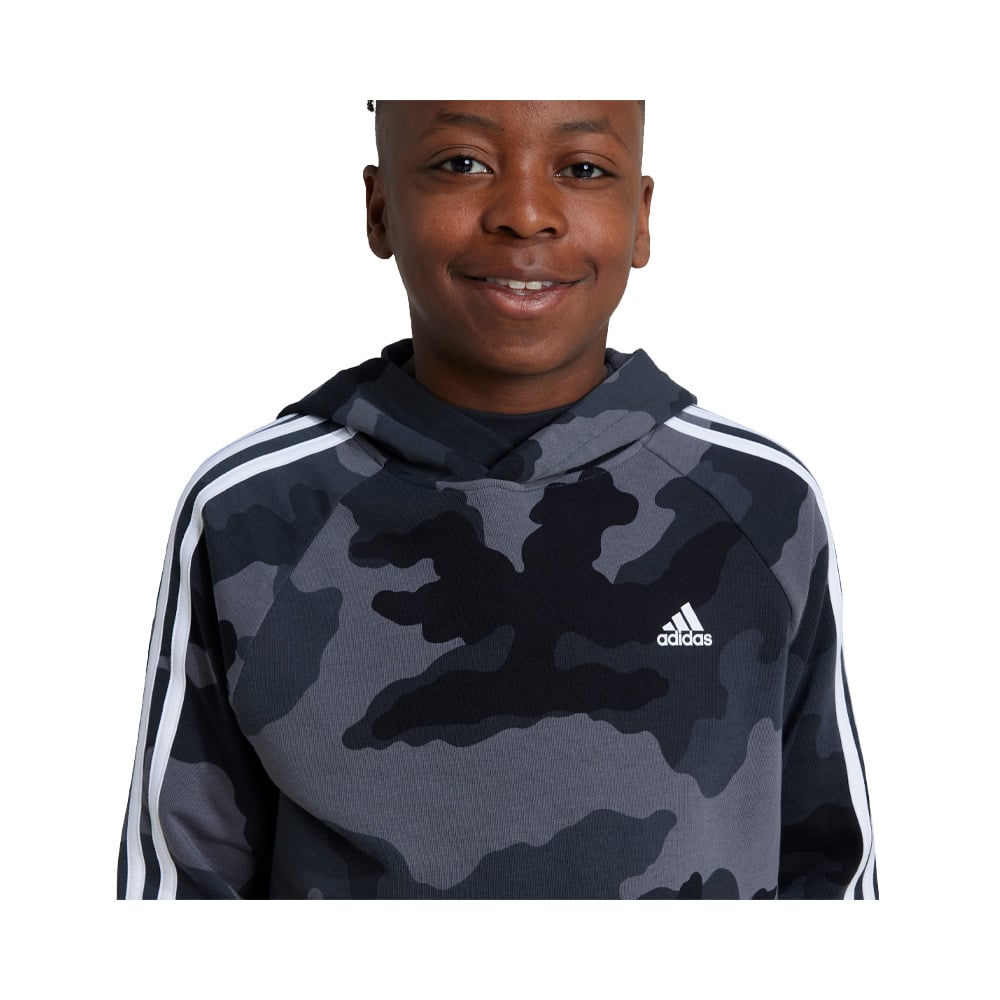 Adidas Sudadera Con Gorro Essentials Allover Print Ninos image number null