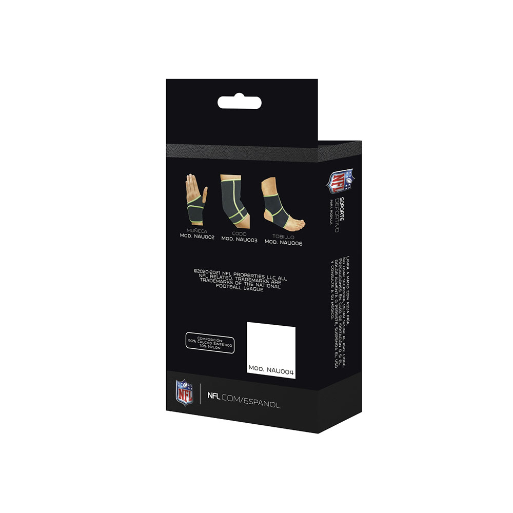 Nfl Soporte Deportivo Negro Rodilla image number null