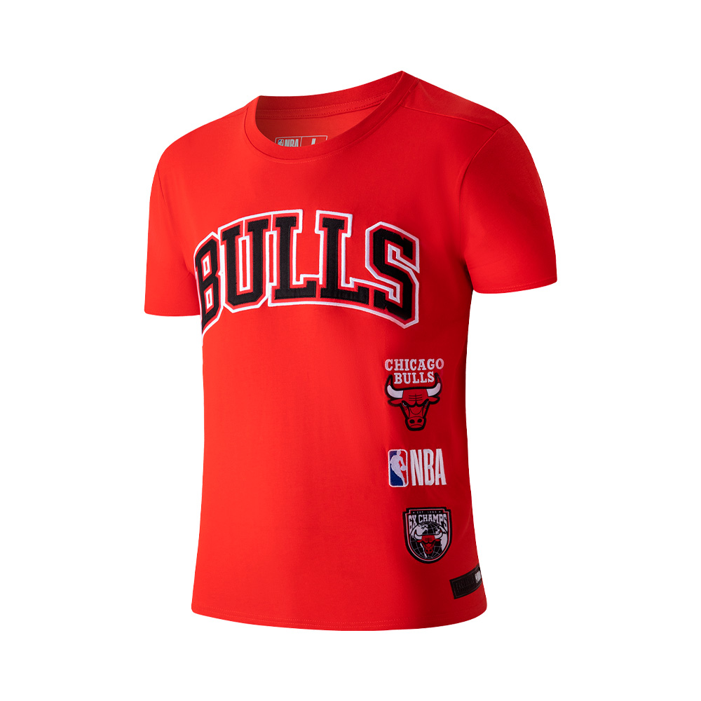 Fexpro Nba Mvp Loose Fitcrew Neck Tshirt Chicago Bulls image number null