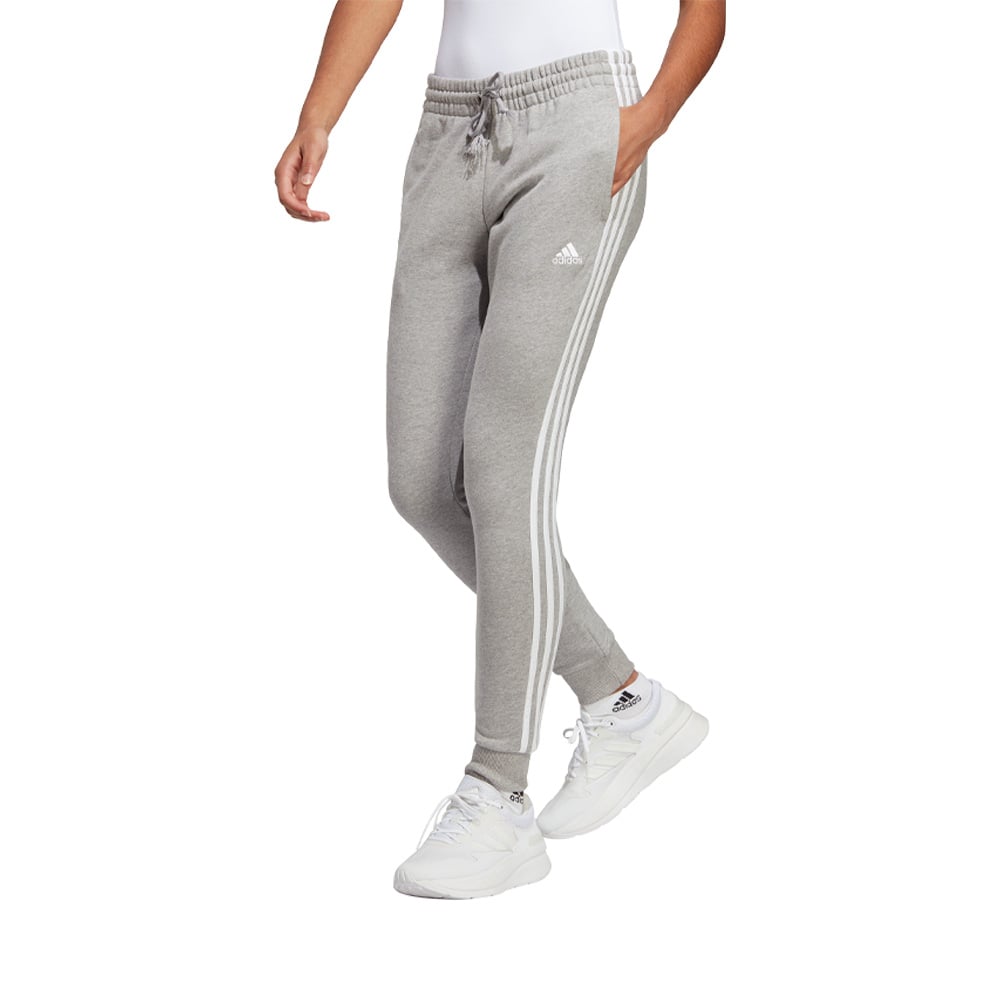 Adidas Pants Essentials 3 Franjas French Terry Puños Ajustados image number null